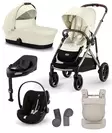 Starttipaketti Cybex Gazelle S 2 XL Seashell Beige. - Syskonvagn - 522002707staCLGXL - 1