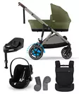 Starttipaketti Cybex eGazelle S 2 XL Moss Green. - Syskonvagn - 525000121estaCLGXL - 1