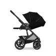 Cybex Talos S lux rattaat Moon Black makuuasennossa. - Barnvagnar och kombivagnar - 525000799STACLGPL - 6