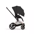 Cybex Priam Comfort rattaat Rosegold/Sepia Black, suuri jatkettava kuomu. - Barnvagnar och kombivagnar - 526000001STACLTPL - 4
