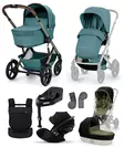 Cybex Talos S lux 2026 starttipaketti XL Stormy Blue. - Barnvagnar och kombivagnar - 526001731STACLGXL - 1