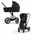 Cybex Priam 2023 yhdistelmävaunut värissä Sepia Black. -  -  - 1