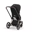 Cybex Priam 2023 rattaat värissä Sepia Black takaa. -  -  - 6