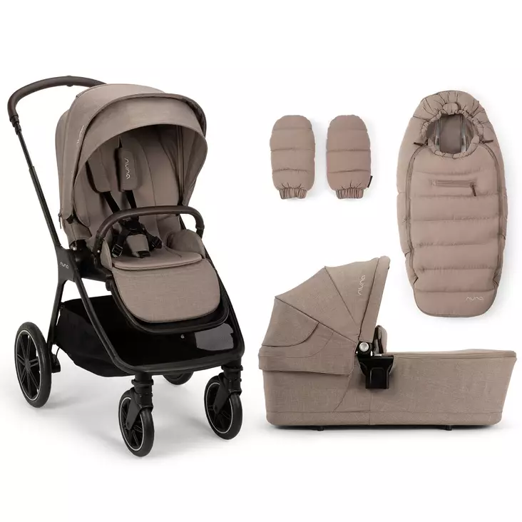 Nuna Triv LX yhdistelmävaunupaketti Cedar, lisävarusteilla. - Resevagnar och barnvagnar - STC21300CDRGL - 1