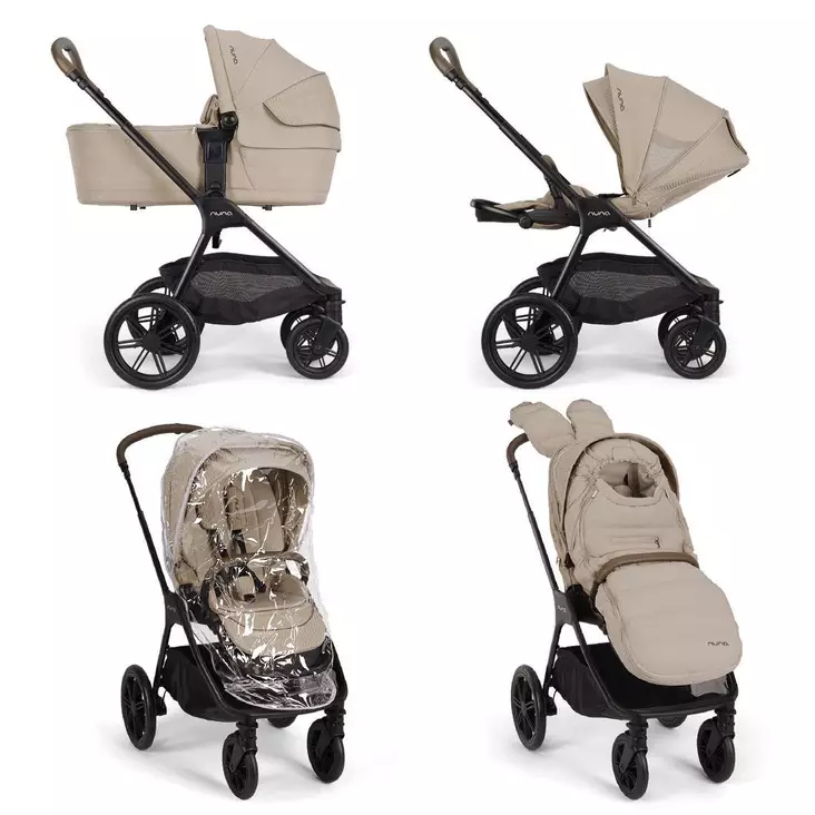 Nuna Triv LX yhdistelmävaunupaketti Cosmopolitan, lisävarusteilla. - Resevagnar och barnvagnar - STC21301COMGL - 1