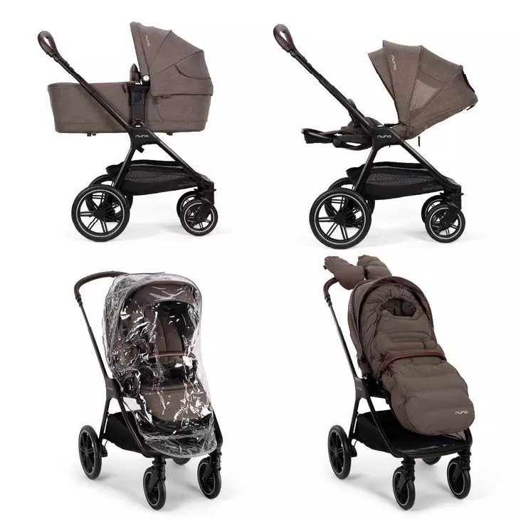Nuna Triv LX yhdistelmävaunupaketti Chestnut. - Resevagnar och barnvagnar - STC21300CHEGL - 1