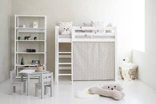 Modul ECO Luxury för mellan höga sängar 70x160cm - vit - Sängmoduler - 37-0004-32-07M - 2