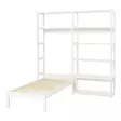 STOREY komplett lösning, hyllor 8 st, säng, 80 cm - vit - Hyllsystem - STO-20-07M - 12