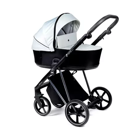 Tinynord-Nordbaby LUX yhdistelmävaunut Chrome-Black&White. - Barnvagnar och kombivagnar - 298916yhd1TNNO - 1
