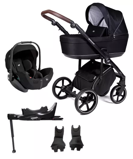 Tinynord Active starttipaketti Onyx Brown Grip, Brilliant Black. - Barnvagnar och kombivagnar - 298917STA1levpro - 1