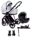 Nord Active LUX starttipaketti Chrome/Black Grip, Gentle Grey. - Barnvagnar och kombivagnar - 287147STA5LEVpro - 1