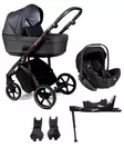 Nord Active PLUS starttipaketti BRONZE Black Grip, Metal Grey. - Barnvagnar och kombivagnar - 287146STA5LEVpro - 1