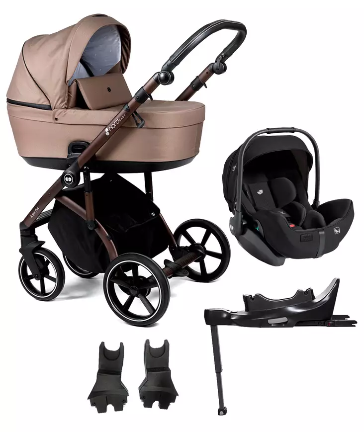 Nord Active PLUS starttipaketti BRONZE Black Grip, Praline Beige. - Barnvagnar och kombivagnar - 287146STA1LEVpro - 1