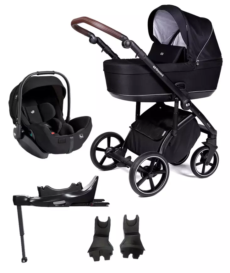 Tinynord Active starttipaketti Onyx Brown Grip, Brilliant Black. - Barnvagnar och kombivagnar - 298917STA1levpro - 1