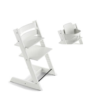 Tripp Trapp White starttipaketti. - Matstolar för barn - 100100STAKAMP - 1