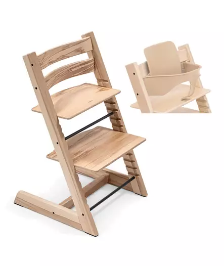 Tripp Trapp Starttipaketti Stokke 2 in 1 Wild Wood. - Matstolar för barn - 100139WWSTAKAMP - 1