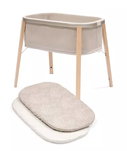 Stokke Snoozi s=C3=A4nky Sandy Beige ja muotolakanat 2-pack. - Spjälsängar och barnsängar - 629601kamp - 1