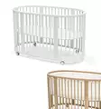 Stokke Sleepi V3 pinnas=C3=A4nky White ja Mesh Liner reunapehmuste. - Stokke Sleepi produkter - 591402kamp - 1