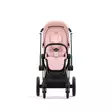 Cybex Priam 2023 rattaat värissä Peach Pink edestä. - - - 5