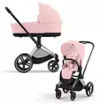 Cybex Priam yhdistelmävaunut värissä Peach Pink. - - - 1