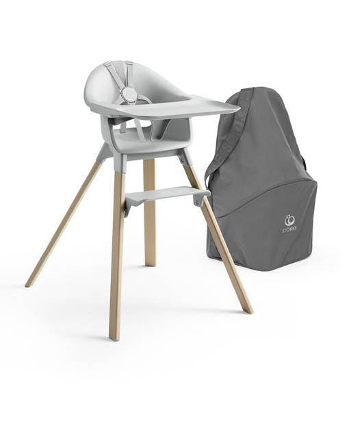 Sy=C3=B6tt=C3=B6tuoli Stokke Clikk travel bagilla Cloud Grey. - Matstolar för barn - 552001KAMP - 1