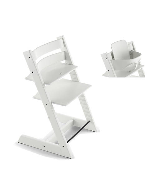 Tripp Trapp White starttipaketti. - Matstolar för barn - 100100STAKAMP - 1
