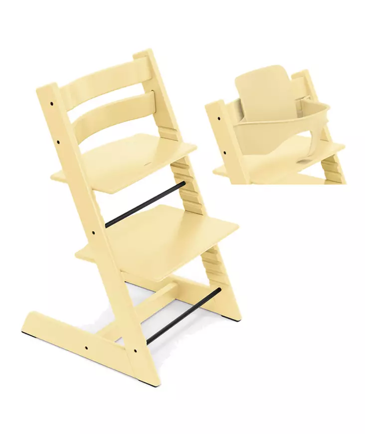 Tripp Trapp Starttipaketti Stokke 2 in 1 Lemon Yellow. - Matstolar för barn - 100139LYSTAKAMP - 1