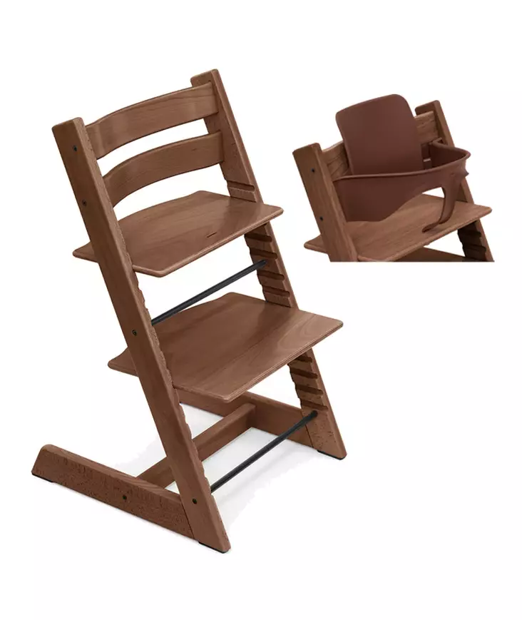 Tripp Trapp Starttipaketti Stokke 2 in 1 Warm Brown. - Matstolar för barn - 100139WBSTAKAMP - 1