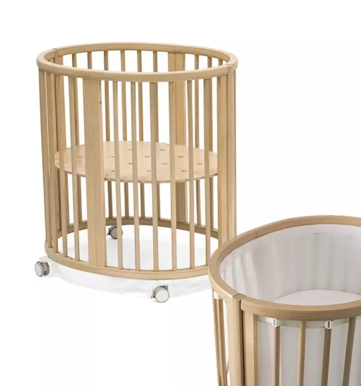 Stokke Sleepi Mini V3 pinnas=C3=A4nky Natural ja Mesh Liner reunapehmu=
ste. - Stokke Sleepi produkter - 591301kamp - 1