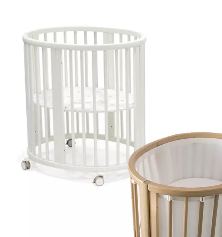 Stokke Sleepi Mini V3 pinnas=C3=A4nky White ja Mesh Liner reunapehmust=
e. - Startpaket för en ny familj - 591302kamp - 1