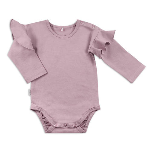 Gugguu Frilla Bodysuit v=C3=A4riss=C3=A4 Lollipop Lavander. - Bodys och tröjor - GUGB0013ALollipop - 1