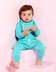 Gugguu jumpsuit v=C3=A4riss=C3=A4 Blue Pops/Sweet Mint lapsella. - Overall och jumpsuits - GU0014-Bluepops - 2