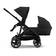 Cybex Gazelle kopalla ja istuinosalla v=C3=A4riss=C3=A4 Moon Black. - Syskonvagn - 522002703sis - 2