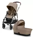 Sisarusrattaat Cybex eGazelle S Almond Beige. - Syskonvagn - 524000547sis - 1