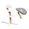 Stokke Nomi Chair tuoli & Newborn set Natural/White ja White/Grey Sand. - Stokke Nomi matstolar för barn - 626501NBS - 1