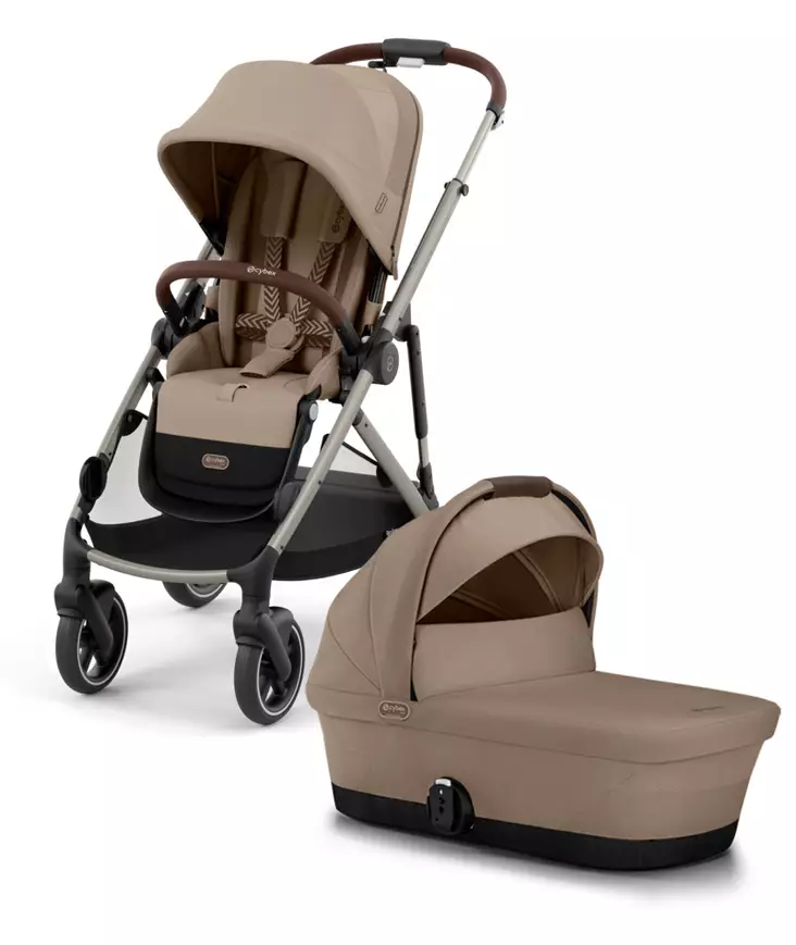 Sisarusrattaat Cybex eGazelle S Almond Beige. - Syskonvagn - 524000547sis - 1