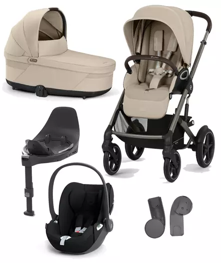 Cybex Talos S lux 2025 starttipaketti Almond Beige. - Barnvagnar och kombivagnar - 525000803STACLT - 1