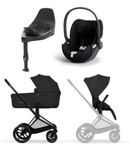 Cybex Priam Comfort starttipaketti Matt Black/Sepia Black. - Barnvagnar och kombivagnar - 526000011STACLT - 1
