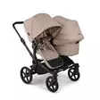 Bugaboo Donkey 6 starttipaketti Double Black/Desert Taupe ratasosa ensin - Barnvagnar och kombivagnar - 100370005STADOCLT - 2