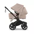 Bugaboo Donkey 6 starttipaketti Double Black/Desert Taupe sivusta kuvattuna - Barnvagnar och kombivagnar - 100370005STADOCLT - 5