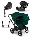 Bugaboo Donkey 6 starttipaketti Double Black/Fern Green - Barnvagnar och kombivagnar - 100370006STADOCLT - 1