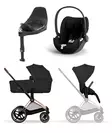 Cybex Priam Comfort starttipaketti Rosegold/Sepia Black. - Barnvagnar och kombivagnar - 526000001STACLT - 1