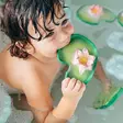 Oli&Carol purulelu Water Lily lapsella kylpyleluna. - Tuggleksaker - L-LILY-UNIT - 2