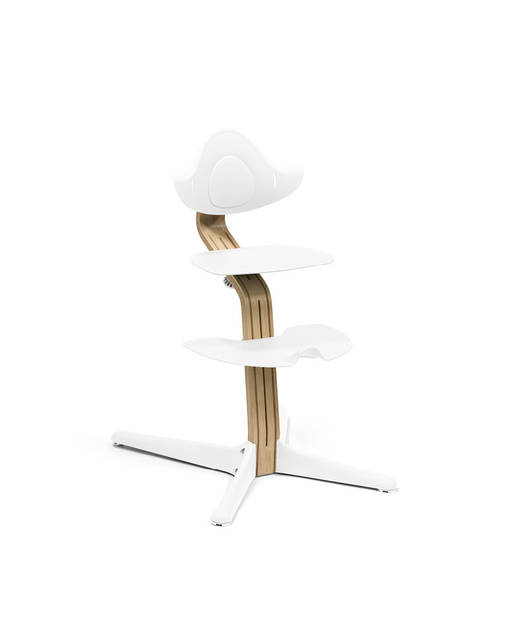 Stokke Nomi sy=C3=B6tt=C3=B6tuoli v=C3=A4riss=C3=A4 Oak White - Stokke Nomi matstolar för barn - 626601st - 1