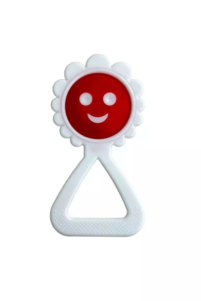 Paapu Hymy-helistin vauvalle punainen. - Skallror, greppleksaker och bollar - PAAHYHEPU - 1