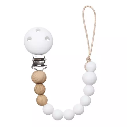 Tuttinauha MyLo Loop Wood White. - Nappar och napphållare - 10428LWHTW - 1