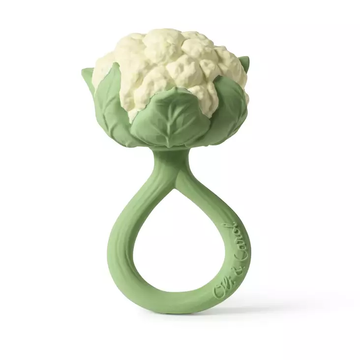 Oli&Carol purulelu-helistin Cauliflower. - Tuggleksaker - L-RATTLE-CAULIFLOW - 1