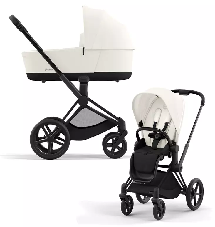 Cybex Priam yhdistelmävaunut värissä Off White. - Barnvagnar och kombivagnar - 521002331YHDOW - 1