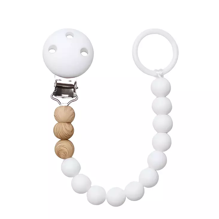 Tuttinauha MyLo Wood White. - Nappar och napphållare - 10428WHTW - 1