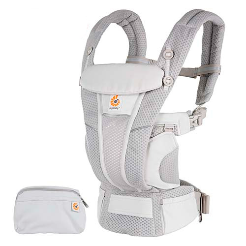 Ergobaby Omni Breeze kantoreppu v=C3=A4riss=C3=A4 Pearl Grey. - Bärselar - BCZ360PGRY - 1
